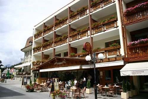 Hotel Olympic - Montana Center Crans-Montana Exteriör bild